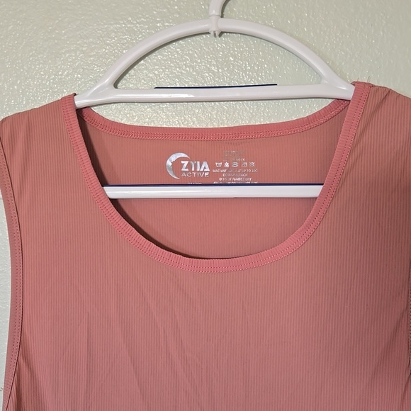 Zyia | Dusty Pink Silky Active Tank Top Size XXXL - Picture 5 of 7